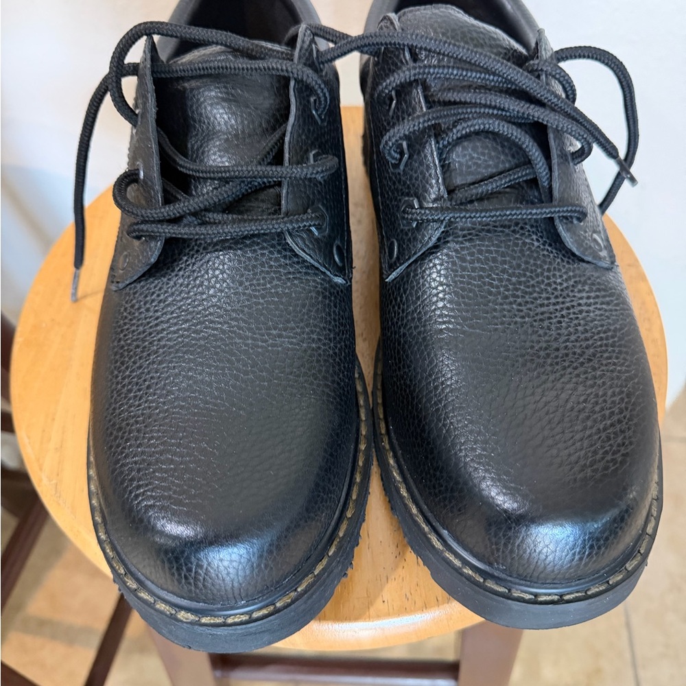 Elegant Black Leather Men's Shoes